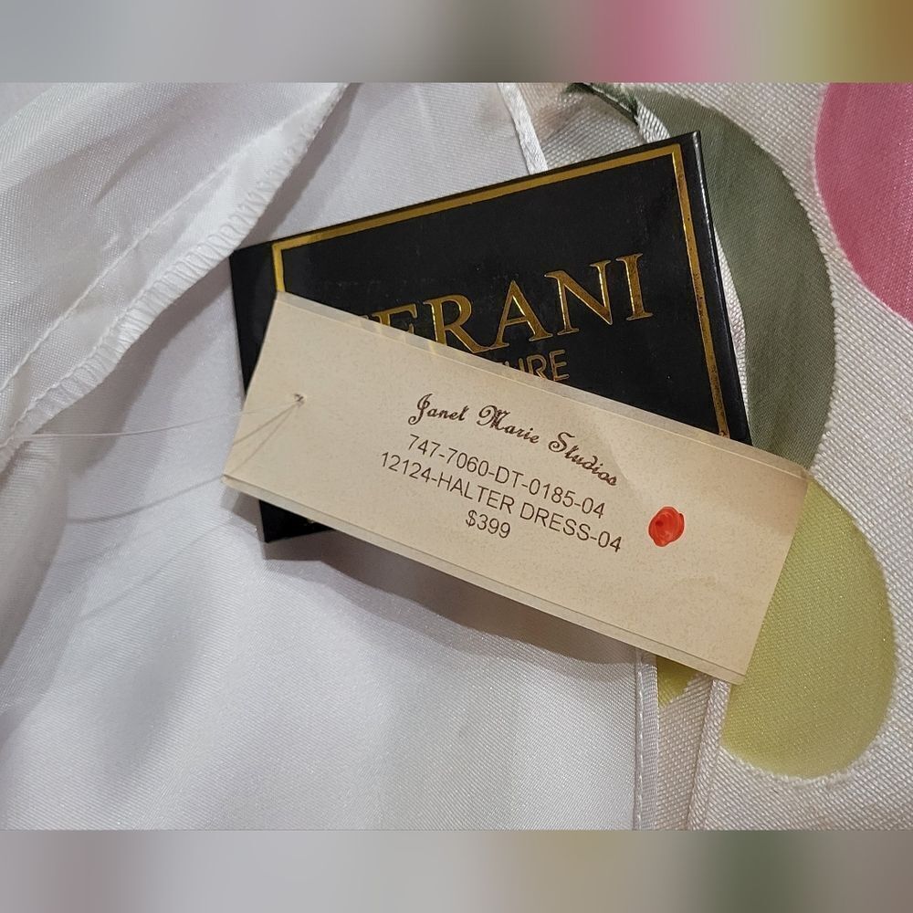 Terani Couture halter dress Size 4 - Picture 9 of 11